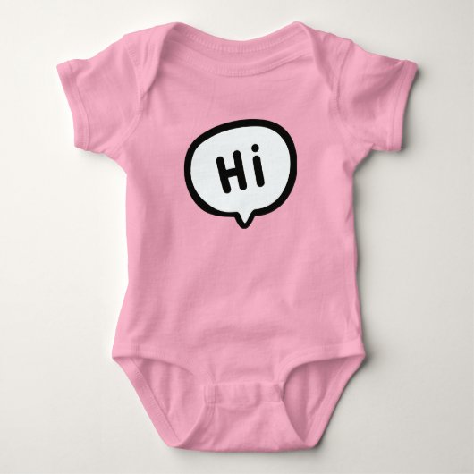 Hi Baby Strampler (Vorderseite)