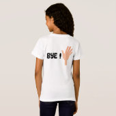 Hi Bye Funny T-Shirt (Schwarz voll)