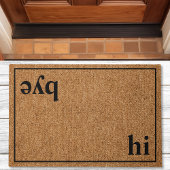 Hi Bye Moderne Familie Fußmatte