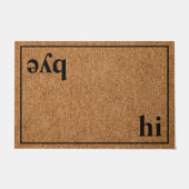 Hi Bye Moderne Familie Fußmatte (Vorderseite)