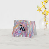 Hi-Card Karte (Gelbe Blume)