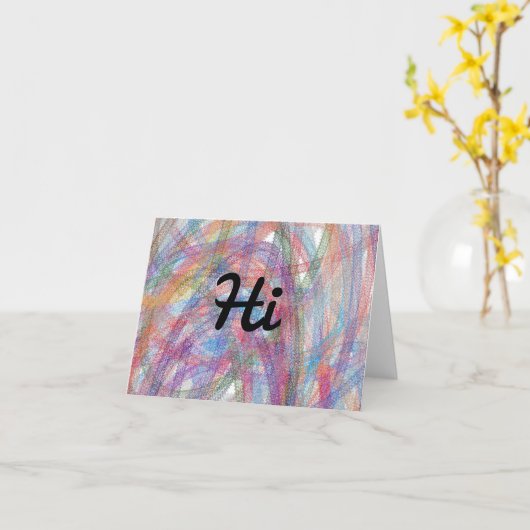 Hi-Card Karte (Gelbe Blume)