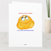 Hi Cookie BIG Grußkarte - SRF Karte (Rückseite)