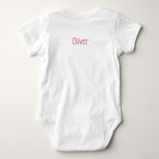 Hi Daddy Funny Egg Baby Bodysuit Baby Strampler (Rückseite)