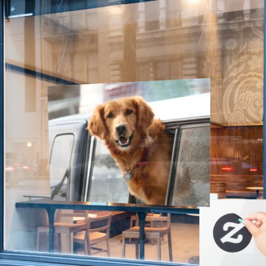 Hi Fensteraufkleber (Café-Fenster)