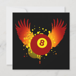 Hi-Fi-Achtball Einladung