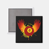 Hi-Fi-Billard Magnet (Vorderseite/Rückseite)