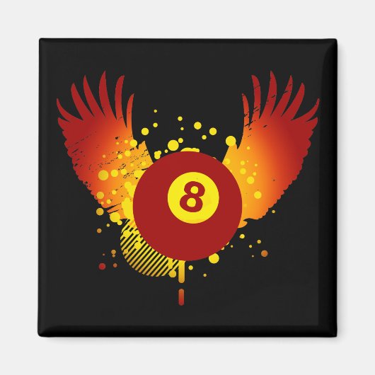 Hi-Fi-Billard Magnet (Vorne)