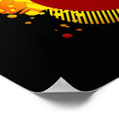 Hi-Fi-Billard Poster (Ecke)