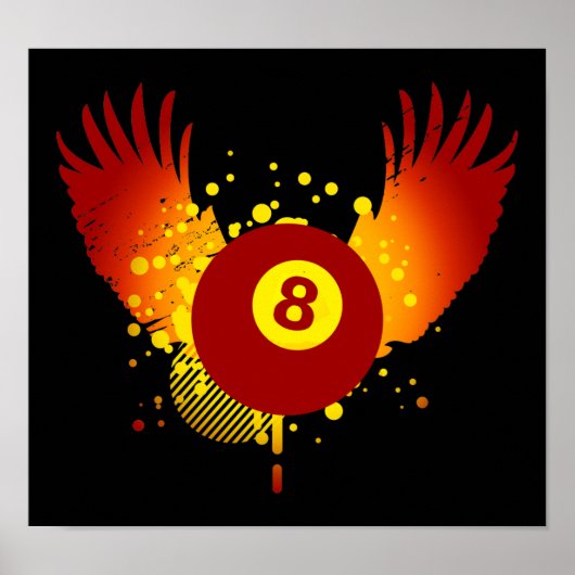 Hi-Fi-Billard Poster (Vorne)