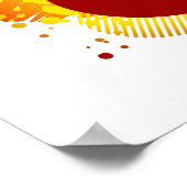 Hi-Fi-Billard Poster (Ecke)