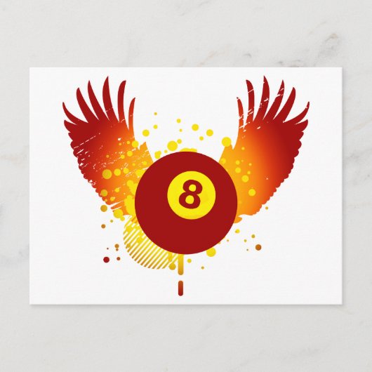 Hi-Fi-Billard Postkarte (Vorderseite)