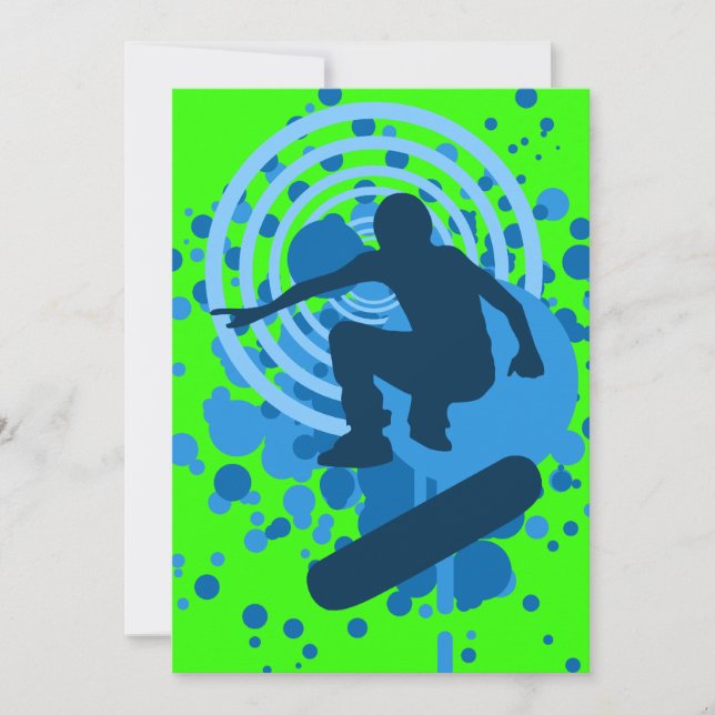 Hi-Fi-Blasen auf der Skateboard (Vorderseite)