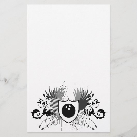 Hi-Fi-Bowling Briefpapier (Vorderseite)