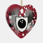 Hi-Fi-Bowling Keramik Ornament (Rechts)