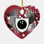Hi-Fi-Bowling Keramik Ornament (Vorne)