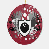 Hi-Fi-Bowling Keramikornament (Links)