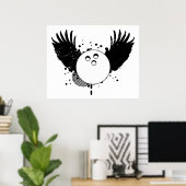 Hi-Fi-Bowling Poster (Heimbüro)