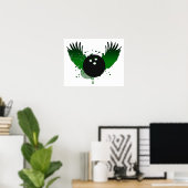 Hi-Fi-Bowling Poster (Heimbüro)