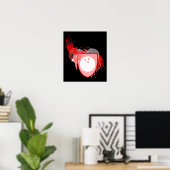 Hi-Fi-Bowling-Wappen Poster (Heimbüro)