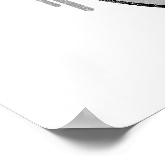 Hi-Fi-Bowling-Wappen Poster (Ecke)