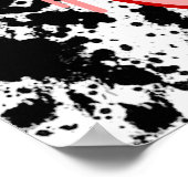 Hi-Fi-Bowling-Wappen Poster (Ecke)