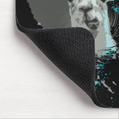 Hi-Fi-Lama. Mousepad (Ecke)