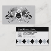 Hi-Fi-Raute-Tennis Visitenkarte (Vorne/Hinten)