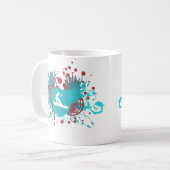 Hi-Fi-Snowboard Kaffeetasse (Vorderseite Links)
