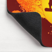 Hi-Fi Snowboarden. Mousepad (Ecke)