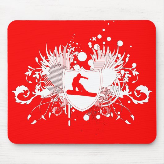 Hi-Fi Snowboarden. Mousepad (Vorne)