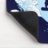 Hi-Fi Snowboarden. Mousepad (Ecke)