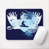 Hi-Fi Snowboarden. Mousepad (Mit Mouse)