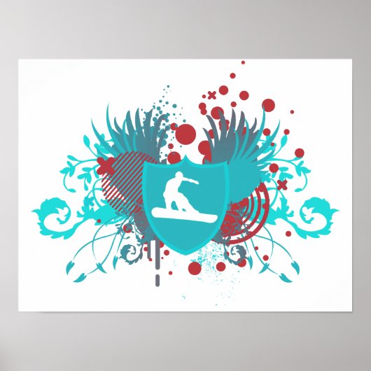 Hi-Fi-Snowboarden Poster (Vorne)