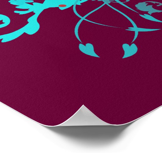 Hi-Fi-Snowboarden Poster (Ecke)