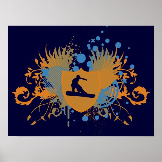 Hi-Fi-Snowboarden Poster (Vorne)