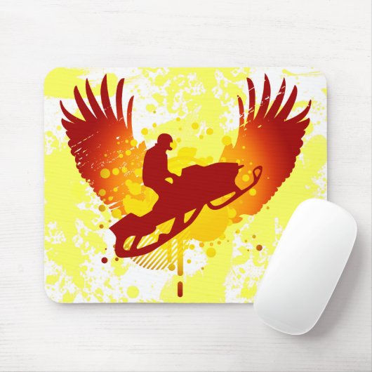 Hi-Fi-Snowmobiling Mousepad (Mit Mouse)