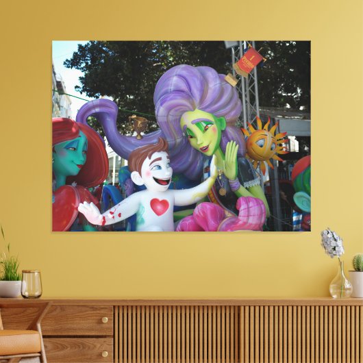 Hi Five Sculpture Leinwanddruck (Insitu (Wohnzimmer))