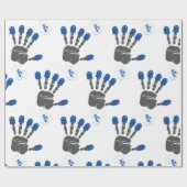 Hi fünf geschenkpapier (Flach)