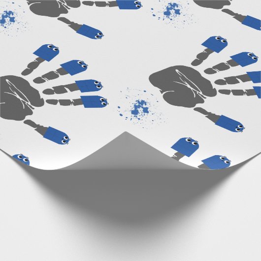 Hi fünf geschenkpapier (Ecke)