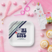 HI FÜNF Retro Strip Paper Teller (Party)