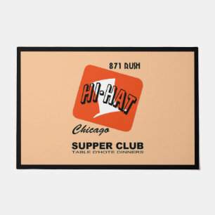 Hi-Hat Supper Club, Rush St., Chicago, IL Fußmatte