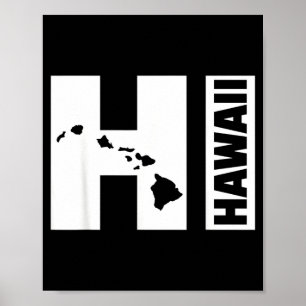 HI Hawaii-Inseln Poster
