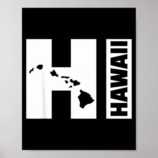 HI Hawaii-Inseln Poster (Vorne)