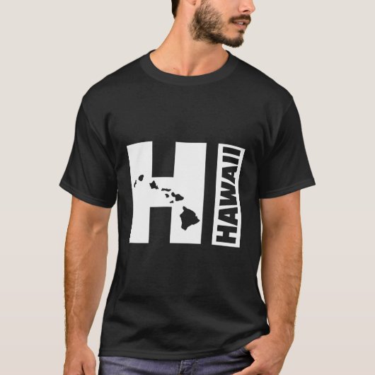 Hi Hawaii Inseln T-Shirt (Vorderseite)