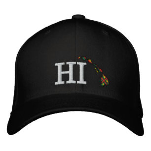 HI Hawaii StickHat Bestickte Kappe