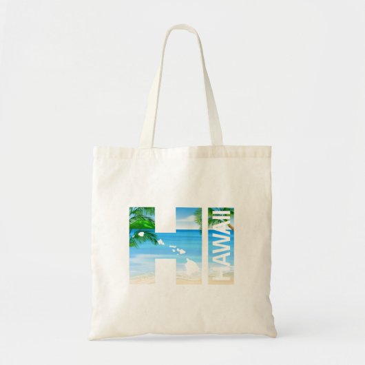 HI Hawaiian Islands Beach Tragetasche (Vorne)