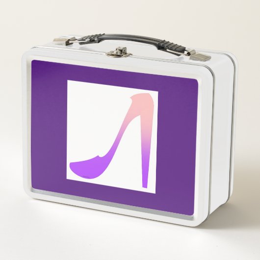 HI HEEL Retro Vintag Metall Brotdose (Vorderseite)