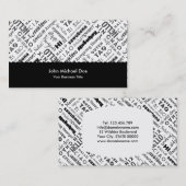 HI & Hello!Weltweit Visitenkarte (Vorne/Hinten)