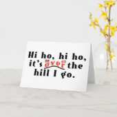 Hi Ho 40 Card Karte (Gelbe Blume)